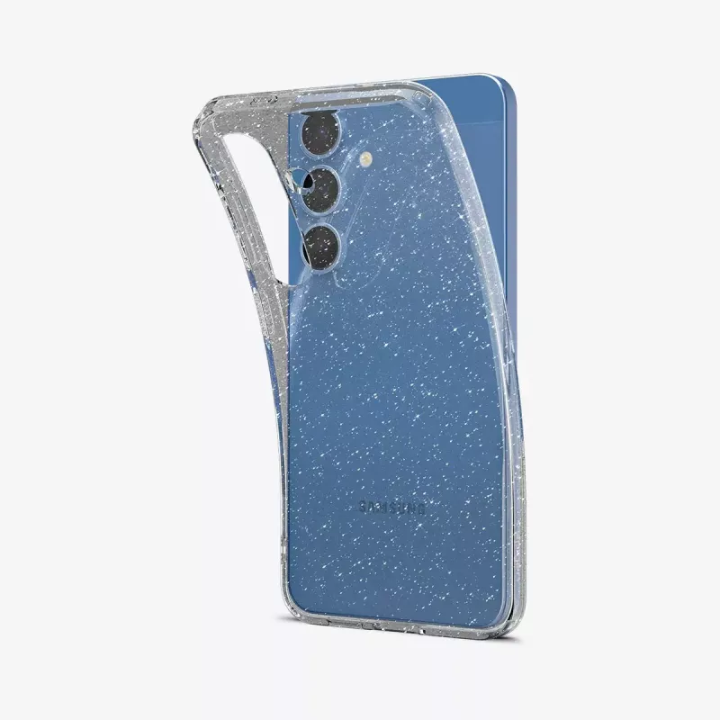 Funda Spigen Galaxy S25 Liquid Crystal Glitter Transparente
