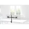Hama 00118491 FULLMOTION soporte de escritorio para dos monitores, 13-32 pulgadas (81,3 cm), VESA 75x75/100x100, máx. 8 kg, negro