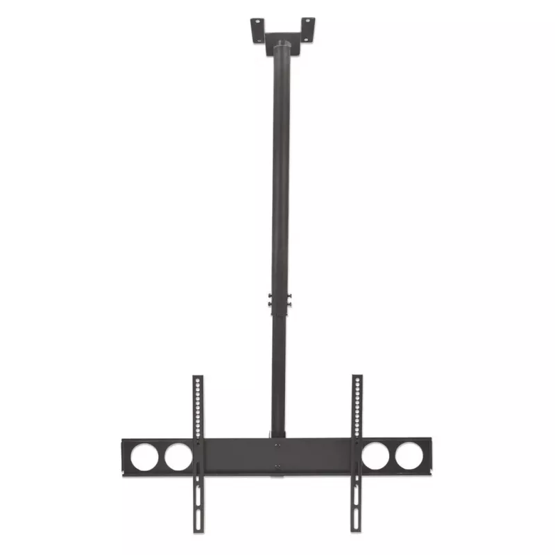 Soporte de techo Manhattan para televisores y monitores, Para pantallas: 37 inch a 75 inch, Altura ajustable: 105-156 cm, Compatibilidad VESA: todas entre 200x200 y 800x400mm - comprueba las dimensiones de los cuatro orificios de montaje en la parte posterior de la pantalla para asegurarte de que encaja, Máx. 50kg, LFD, soporte
