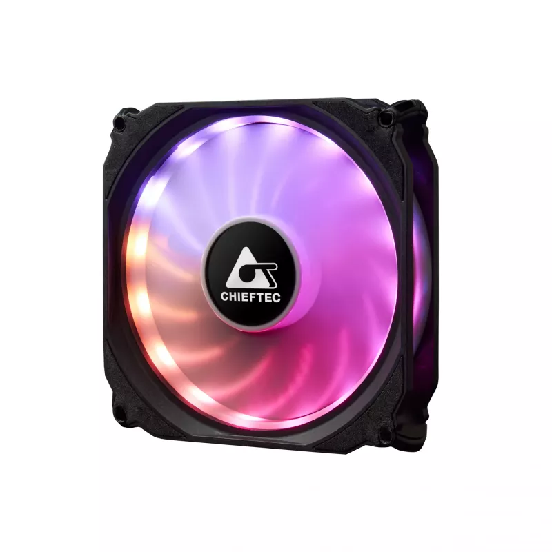 Sistema de refrigeración para PC Chieftec CF-3012-RGB Ventilador para caja de PC 12 cm Negro