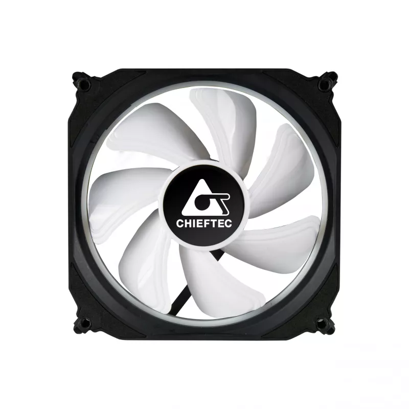 Sistema de refrigeración para PC Chieftec CF-3012-RGB Ventilador para caja de PC 12 cm Negro