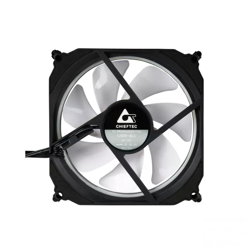 Sistema de refrigeración para PC Chieftec CF-3012-RGB Ventilador para caja de PC 12 cm Negro