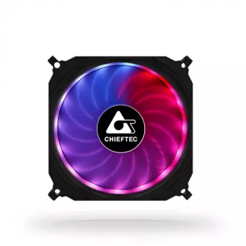 Sistema de refrigeración para PC Chieftec CF-1225RGB Ventilador para caja de PC 12 cm Negro