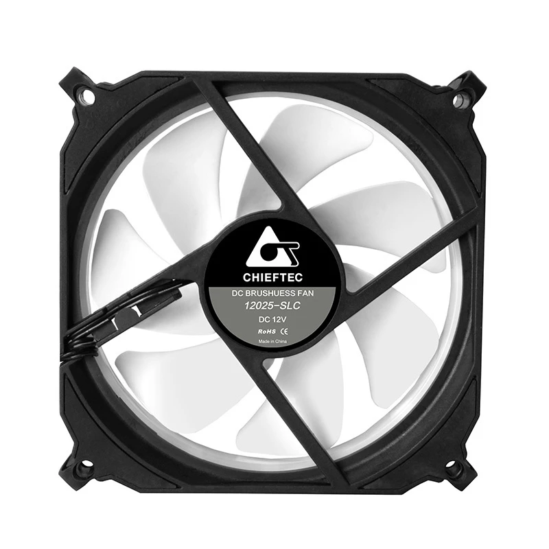 Sistema de refrigeración para PC Chieftec CF-1225RGB Ventilador para caja de PC 12 cm Negro