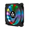 Sistema de refrigeración para PC Chieftec CF-1225RGB Ventilador para caja de PC 12 cm Negro