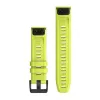Correa Garmin QuickFit 22 Amarillo Silicona