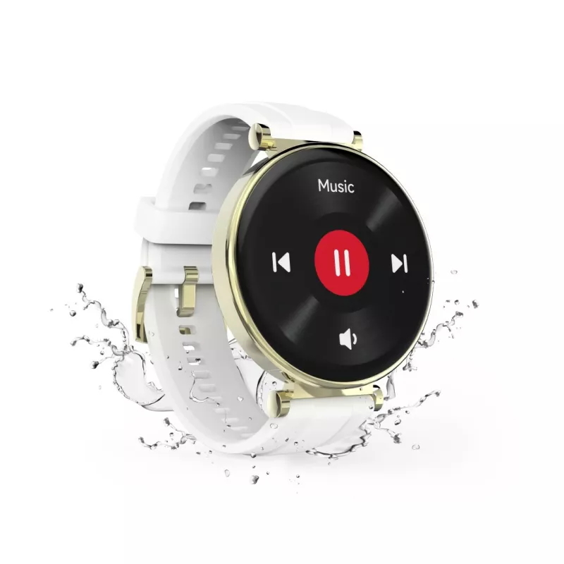 Hama 7000 Smartwatch, 1,32 pulgadas AMOLED, dorado (00178622)