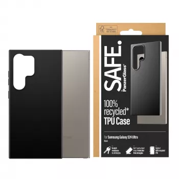Funda TPU PanzerGlass SAFE Samsung Galaxy S24 Ultra Negra Transparente Protección