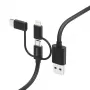 Cable USB Hama 00201536 USB 2.0 1,5 m USB A USB C Negro