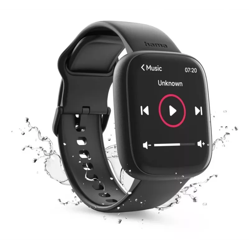Smartwatch HAMA 4000 square negro — HAMA 4000 square, smartwatch negra