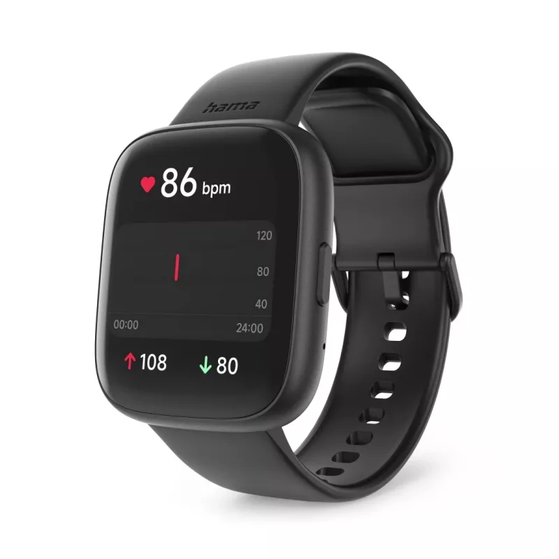 Smartwatch HAMA 4000 square negro — HAMA 4000 square, smartwatch negra