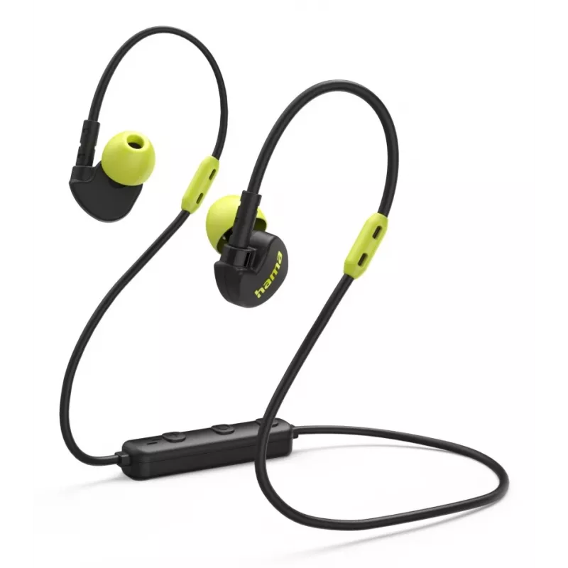 Hama Freedom Athletics III Auriculares inalámbricos in-ear deportivos negro, amarillo