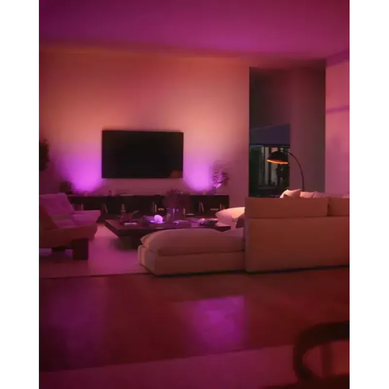 Philips Hue White and Colour Ambience kit de inicio: 3 bombillas GU10 + interruptor regulador + Bridge Pro