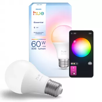 Philips Hue White and colour ambience Essential A60 – bombilla inteligente E27 – 806 lm – 8W