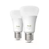 Bombilla inteligente Philips A60 E27 — Bluetooth/Zigbee, 6 W, 810 lm, blanca, pack de 2