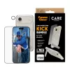 Pack de protección PanzerGlass CARE 3-in-1 Feature Kick para iPhone Air — cristal templado, PET, silicona, transparente