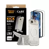Pack de protección PanzerGlass CARE 3-in-1 Feature Kick para iPhone Air — cristal templado, PET, silicona, transparente