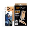 Pack de protector de pantalla y funda PanzerGlass CARE 3-in-1 Feature Kick para iPhone 17 Pro Max — cristal templado, PET, silicona, transparente