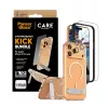 Pack de protector de pantalla y funda PanzerGlass CARE 3-in-1 Feature Kick para iPhone 17 Pro Max — cristal templado, PET, silicona, transparente