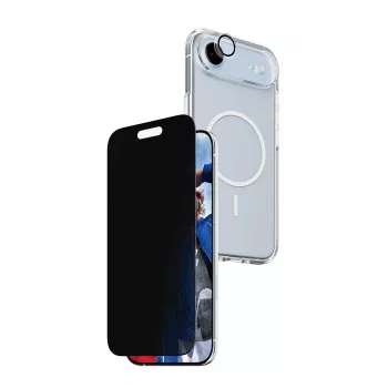 Funda protectora PanzerGlass CARE para iPhone 17 Air — Privacy 3-in-1