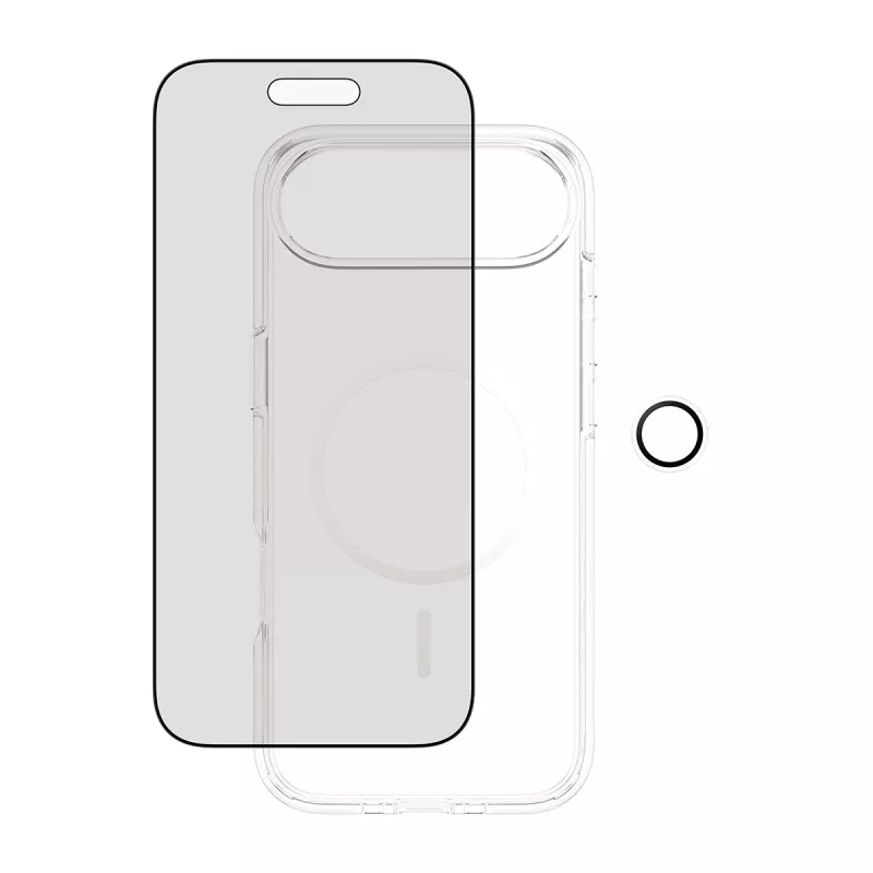 Funda protectora PanzerGlass CARE para iPhone 17 Air — Privacy 3-in-1