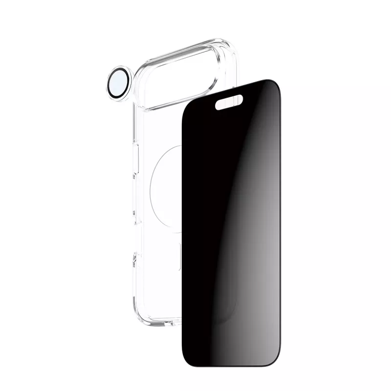 Funda protectora PanzerGlass CARE para iPhone 17 Air — Privacy 3-in-1