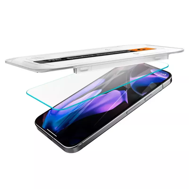 Spigen Glass Protector de pantalla EZ Fit GLAS.tR fino para Google Pixel 9 / 9 Pro