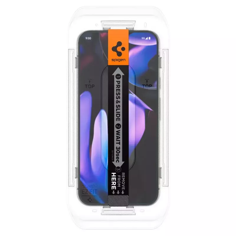 Spigen Glass Protector de pantalla EZ Fit GLAS.tR fino para Google Pixel 9 / 9 Pro