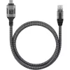 Cable de red TECHLY USB-C a Gigabit Ethernet RJ45, Cat6, 3 m, USB 3.2 Gen 1, F/UTP, negro