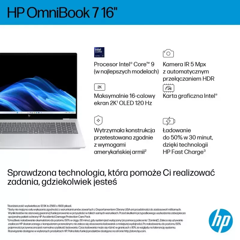 Portátil HP OmniBook 7 16-az0222nw 16 pulgadas Core 5 210H 16 GB 512 GB Win11 Home