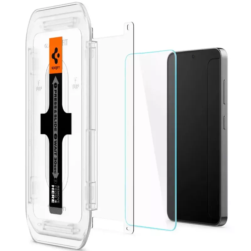 Protector de pantalla de cristal Spigen Galaxy S24 Antipolvo Resistente a arañazos