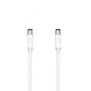 Hama 00205046 Cable coaxial 3 m Blanco