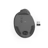 Hama 00173089 EWM-500L ratón vertical ergonómico, para zurdos, inalámbrico RF, óptico 1800 DPI, negro