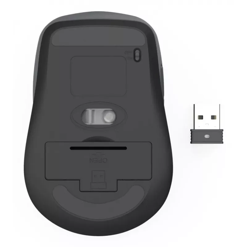 Ratón Hama WM-450 de oficina para diestros RF Wireless + Bluetooth Óptico 1600 DPI