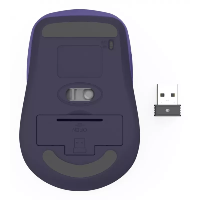 Ratón Hama WM-450 de oficina para diestros RF Wireless + Bluetooth Óptico 1600 DPI