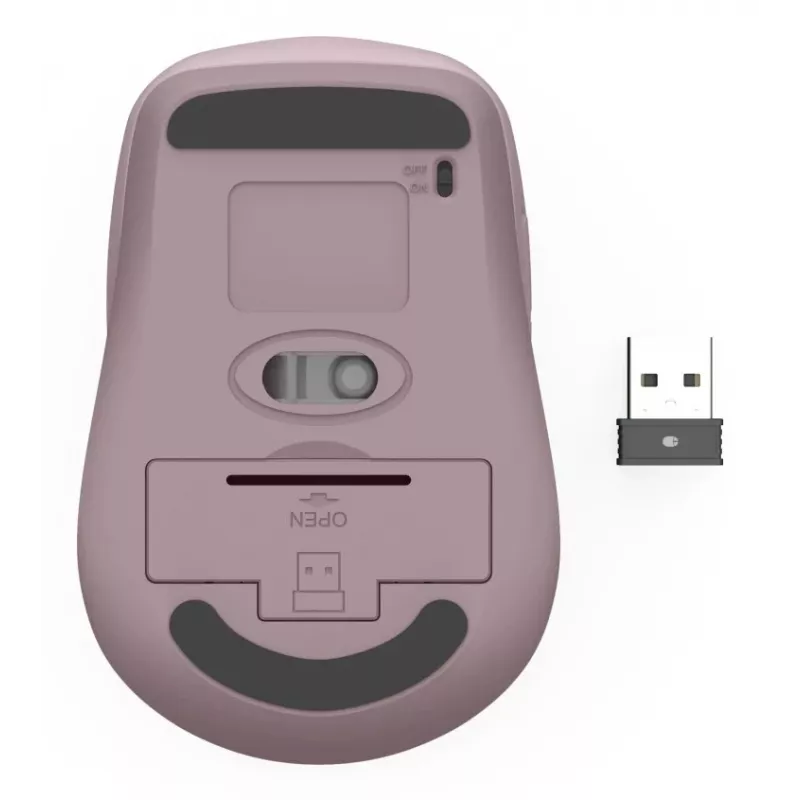 Ratón Hama WM-450 de oficina para diestros RF Wireless + Bluetooth Óptico 1600 DPI