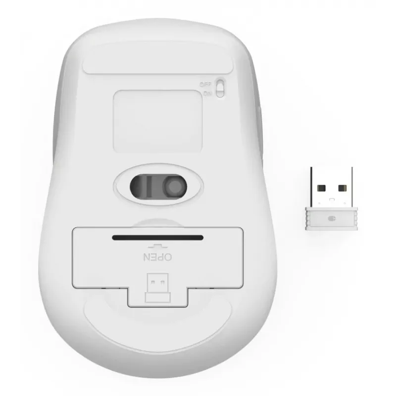 Ratón Hama WM-450 de oficina para diestros RF Wireless + Bluetooth Óptico 1600 DPI