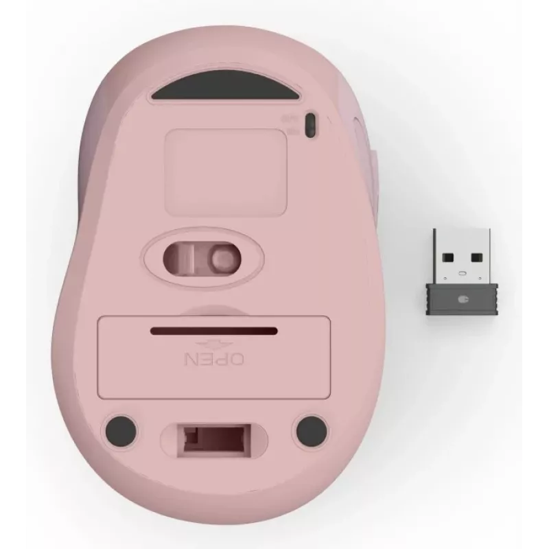 Ratón Hama WM-400 de oficina para diestros RF Wireless Óptico 1600 DPI