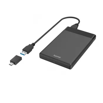 Hama 00200760 Caja para HDD/SSD Negra 2.5