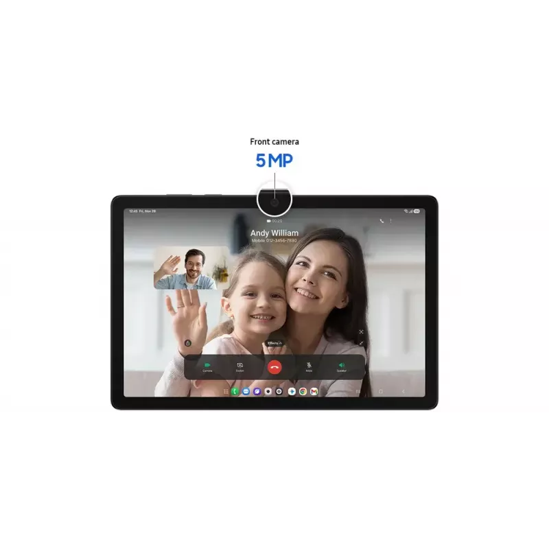 Samsung Galaxy Tab A11+ 5G SM-X236BZAPEUE tableta, 11 pulgadas 1920x1200 WUXGA, 8 GB de RAM, 256 GB, cámara trasera de 8 MP, cámara frontal de 5 MP, 7040 mAh, IP42, Android 16, gris