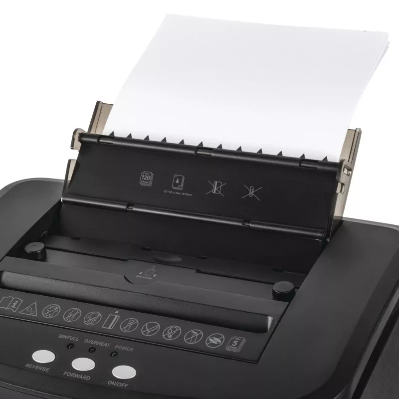 Destructora de documentos Hama Safe Auto M1200 Micro-Cut 60 dB 22.5 cm Negra