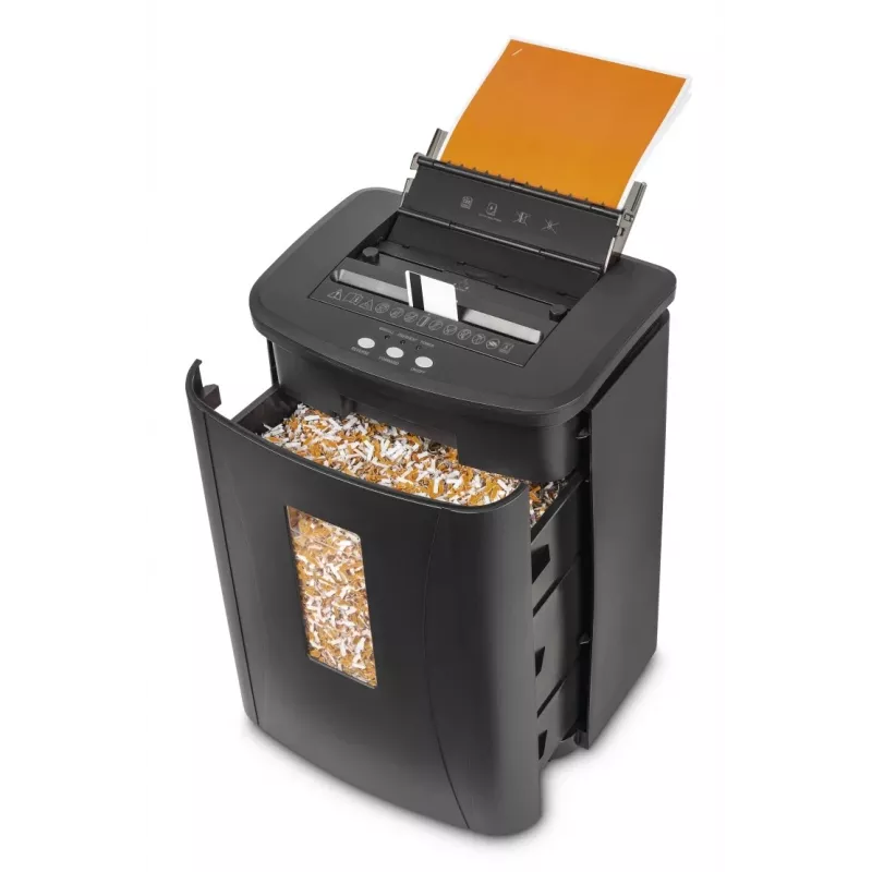 Destructora de documentos Hama Safe Auto M1200 Micro-Cut 60 dB 22.5 cm Negra