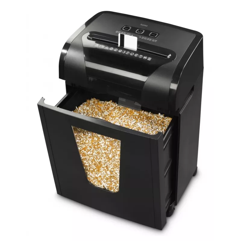 Destructora de documentos Hama Prime M100 Micro-Cut 62 dB 22 cm Negra