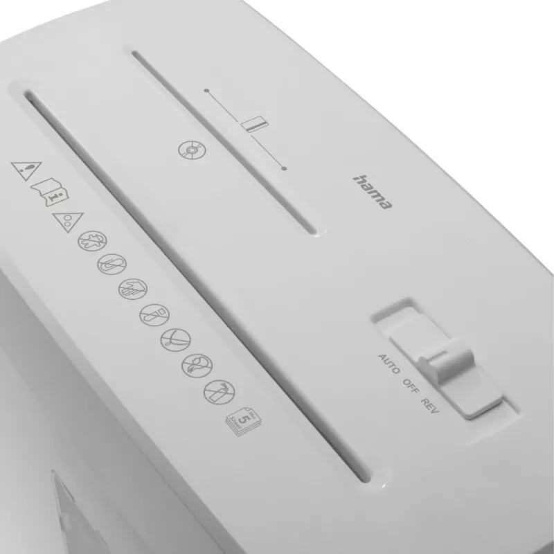 Hama Prime M50CD-W destructora de documentos microcorte 68 dB 22 cm blanco