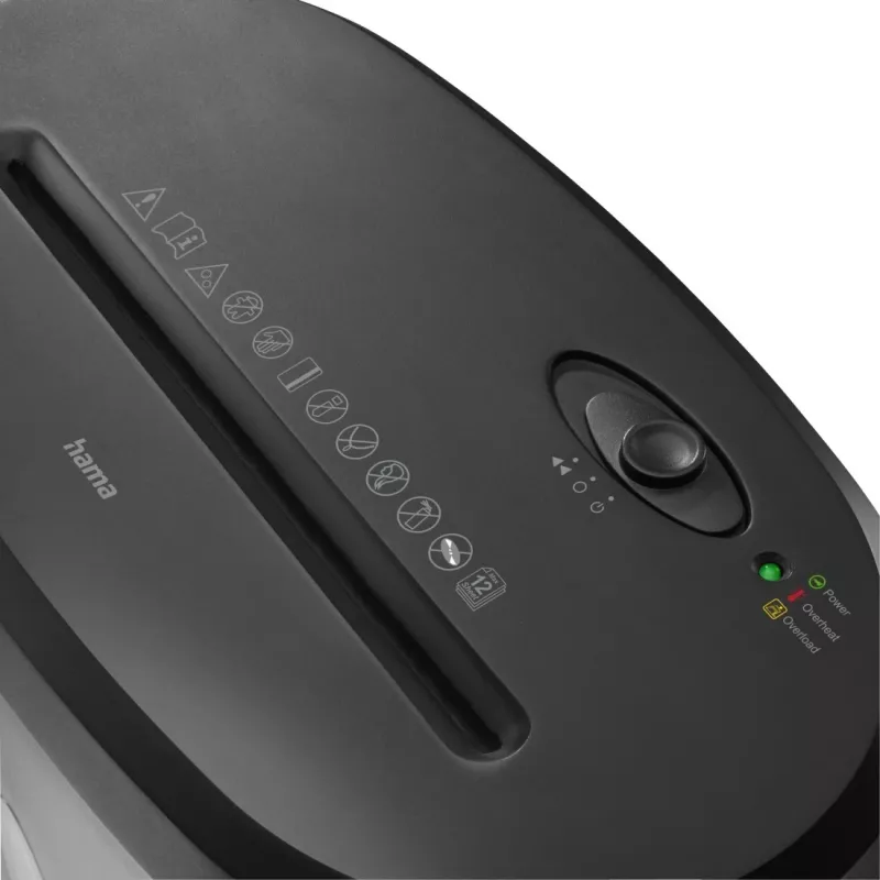 Hama Safe X120 destructora de papel corte cruzado 68 dB 22 cm negro