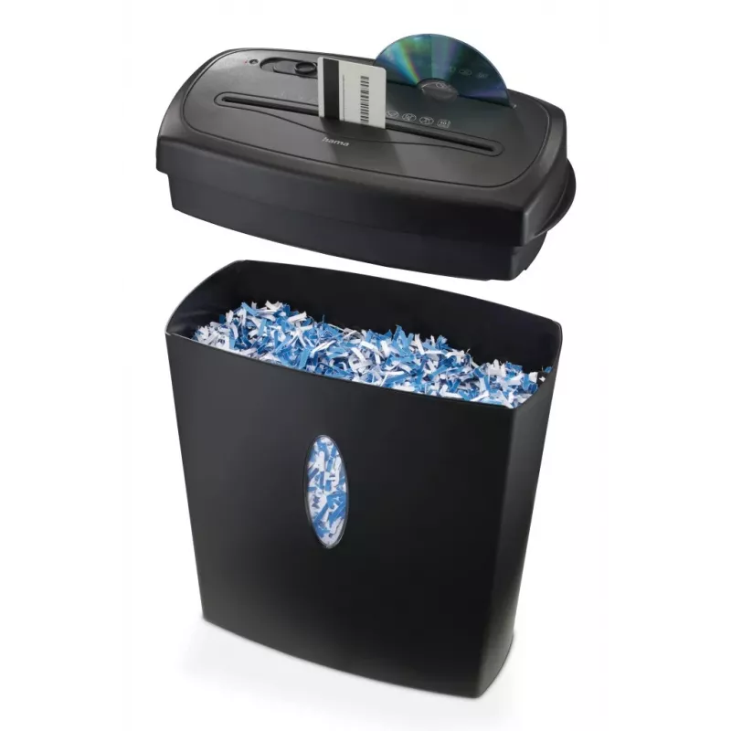 Hama Safe X100CD destructora de documentos corte cruzado 72 dB 22 cm negro