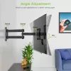 Techly soporte de pared para LCD LED 33-76,2 cm (13-30 inch) inclinable 2 articulaciones negro ICA-LCD 923B
