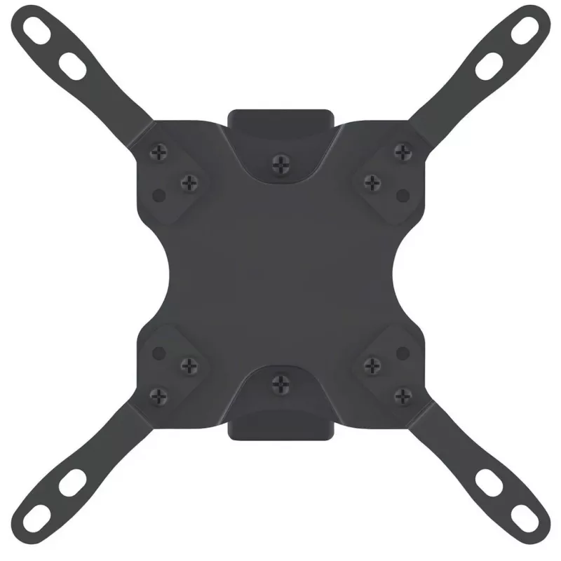 Manhattan soporte de pared para TV y monitores (inclinable y orientable, 2 articulaciones), para pantallas de 33 cm (13 inch) a 106,7 cm (42 inch), compatibilidad VESA: todas entre 75x75 mm y 200x200 mm – comprueba las dimensiones de los cuatro orificios de montaje en la parte posterior de la pantalla para asegurar la compatibilidad, máx. 20 kg, soporte
