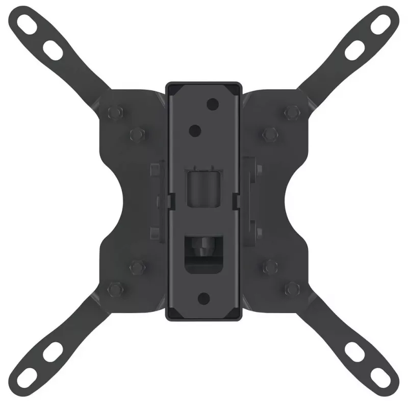 Manhattan soporte de pared para TV y monitores (inclinable y orientable, 2 articulaciones), para pantallas de 33 cm (13 inch) a 106,7 cm (42 inch), compatibilidad VESA: todas entre 75x75 mm y 200x200 mm – comprueba las dimensiones de los cuatro orificios de montaje en la parte posterior de la pantalla para asegurar la compatibilidad, máx. 20 kg, soporte