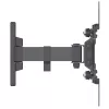 Manhattan soporte de pared para TV y monitores (inclinable y orientable, 2 articulaciones), para pantallas de 33 cm (13 inch) a 106,7 cm (42 inch), compatibilidad VESA: todas entre 75x75 mm y 200x200 mm – comprueba las dimensiones de los cuatro orificios de montaje en la parte posterior de la pantalla para asegurar la compatibilidad, máx. 20 kg, soporte